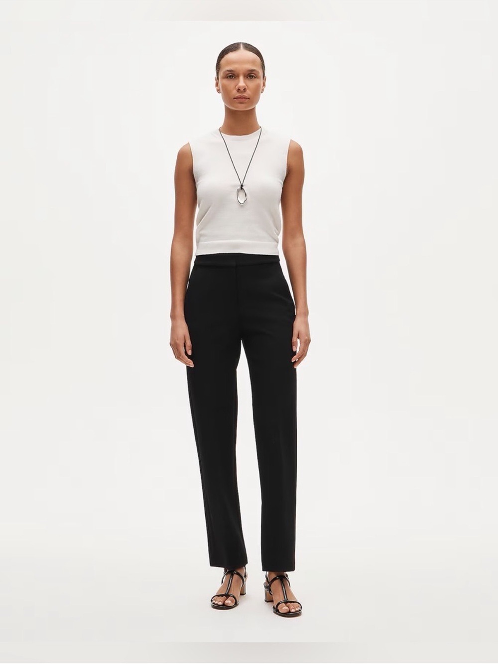 J.Crew Kate straight-leg pant in four-season stretch in black Size 4 NWT $138
